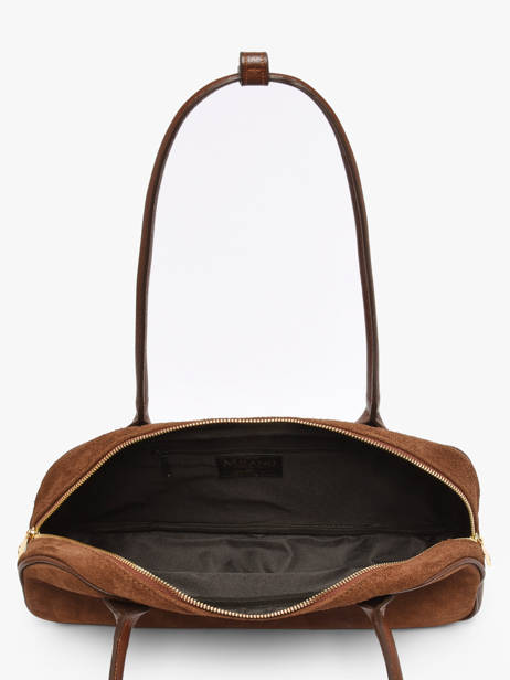 Shoulder Bag Velvet Caviar Leather Milano Brown velvet caviar VC25112 other view 3