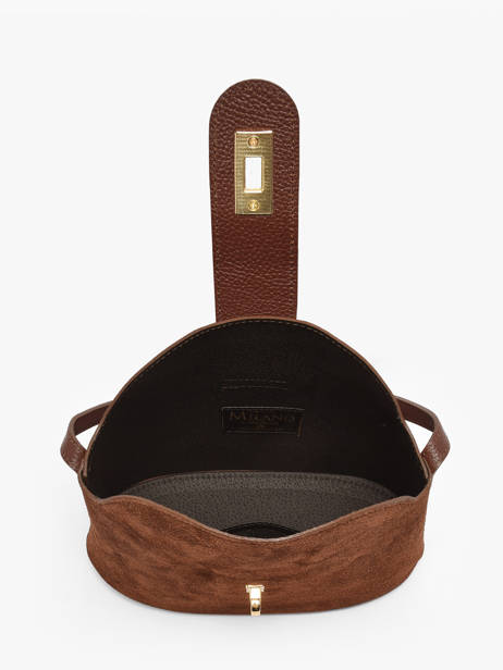 Sac Bandoulière Velvet Caviar Cuir Milano Marron velvet caviar VC25115 vue secondaire 2