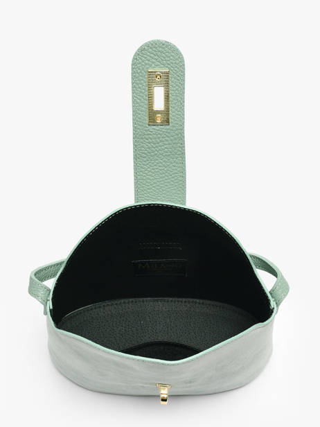 Shoulder Bag Velvet Caviar Leather Milano Green velvet caviar VC25115 other view 3