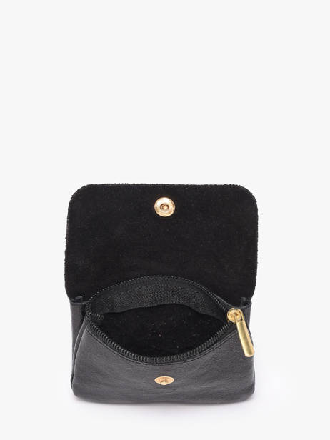 Coin Purse Leather Milano Black nine NI23092 other view 1