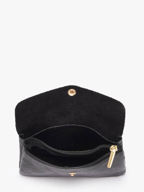 Coin Purse Leather Milano Black nine NI23113O other view 1
