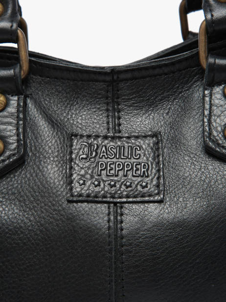 Crossbody Bag Dakota Leather Basilic pepper Black dakota BDAK72 other view 4