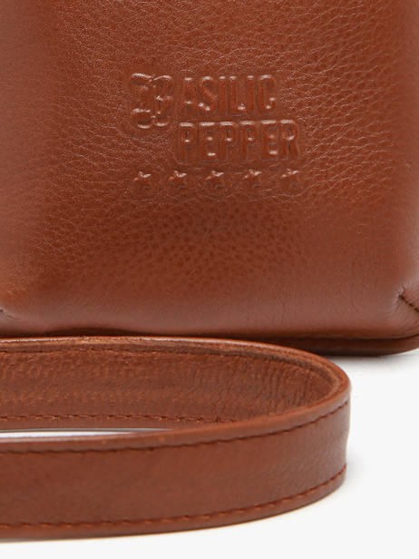 Phone Case Leather Basilic pepper Brown cow BCOW88 other view 4