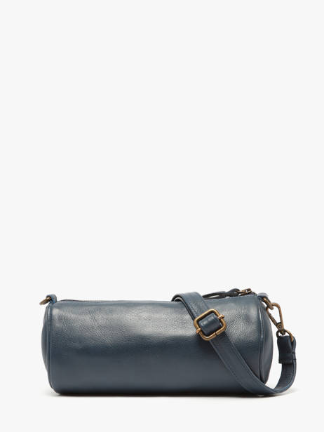 Shoulder Bag Cow Leather Basilic pepper Blue cow BCOW87 other view 3