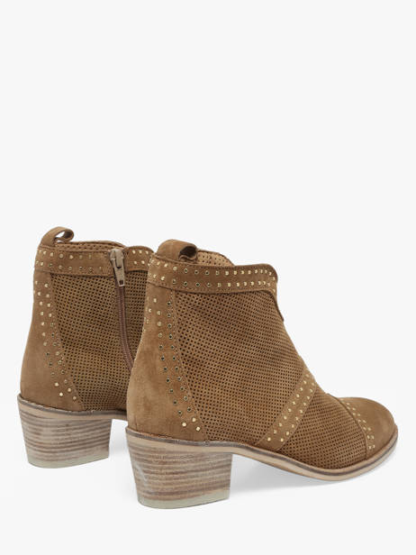 Heeled Boots In Leather Alpe Brown accessoires 54311101 other view 2