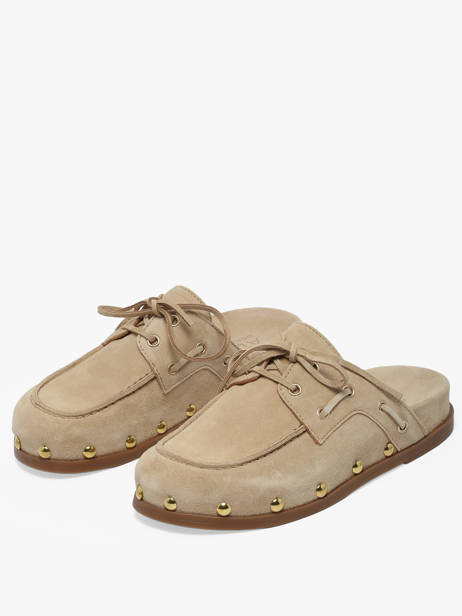 Slippers In Leather Alpe Beige accessoires 53971108 other view 1