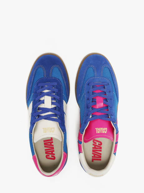 Sneakers In Leather Caval Blue women BAPULS60 other view 3