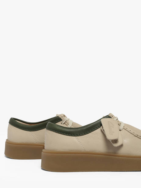 Derby Shoes In Leather Clarks Beige men 26187197 other view 2