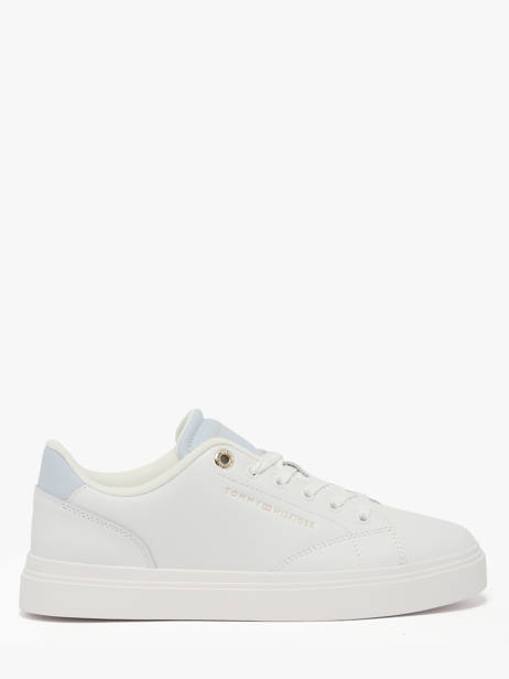 Sneakers In Leather Tommy hilfiger White women 91050GE