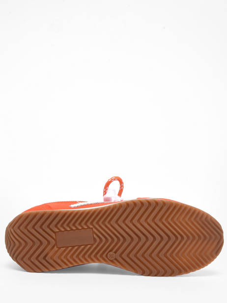 Sneakers En Cuir Semerdjian Orange women JUNED479 vue secondaire 4