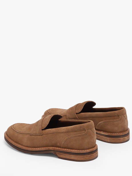 Moccasins In Leather Clarks Brown men 26186450 other view 2