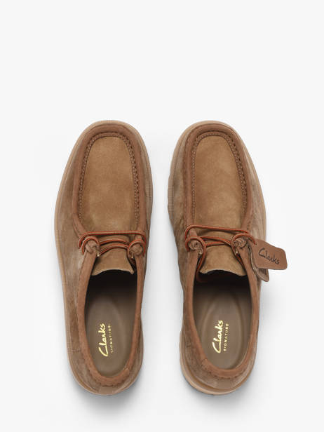 Derby Shoes In Leather Clarks Brown men 26186419 other view 3