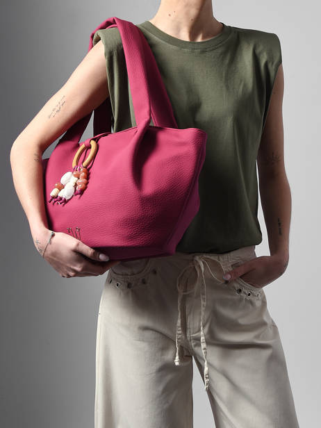 Shoulder Bag Woomen Pink camomille pearl WCAE07 other view 1
