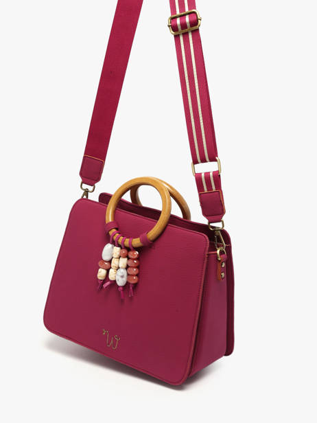 Satchel Camomille Pearl Woomen Pink camomille pearl WCAE1M other view 3