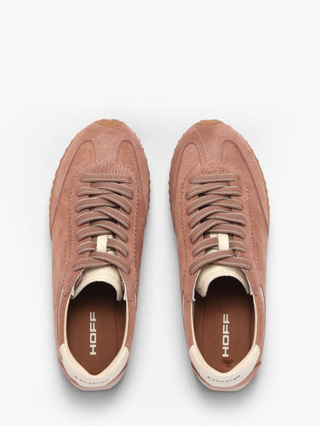 Sneakers In Leather Hoff Brown women 22561023 other view 3