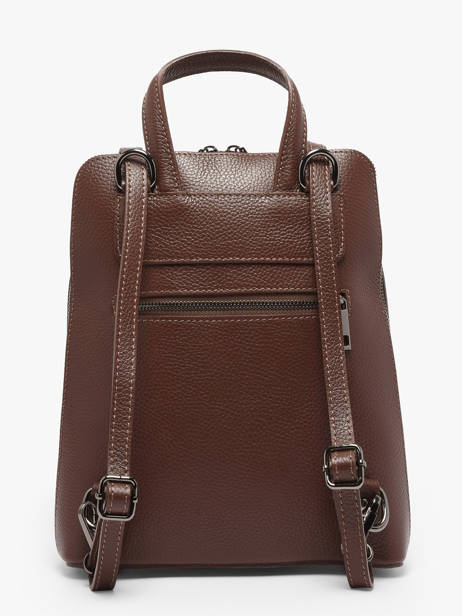 Shoulder Strap Backpack Milano Brown caviar CA240615 other view 4