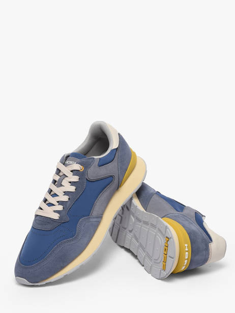 Sneakers In Leather Hoff Blue men 12602011 other view 2