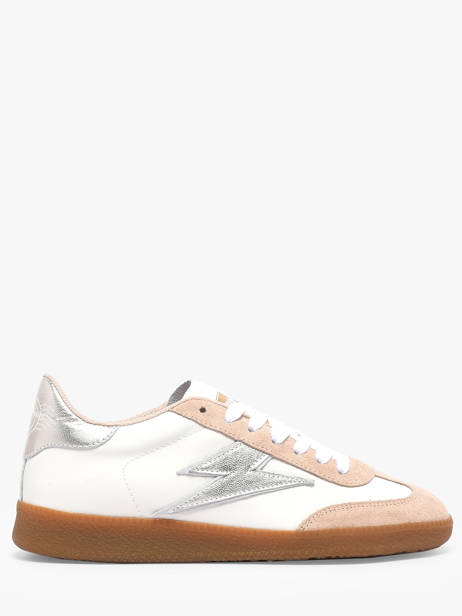 Sneakers In Leather Semerdjian White women EMILY312