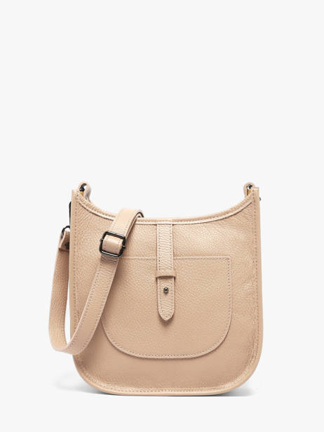 Sac Bandoulière Caviar Cuir Milano Beige caviar CA25067