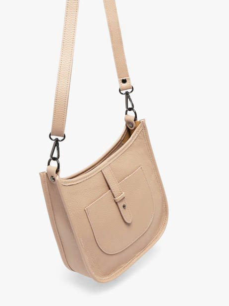 Sac Bandoulière Caviar Cuir Milano Beige caviar CA25067 vue secondaire 2