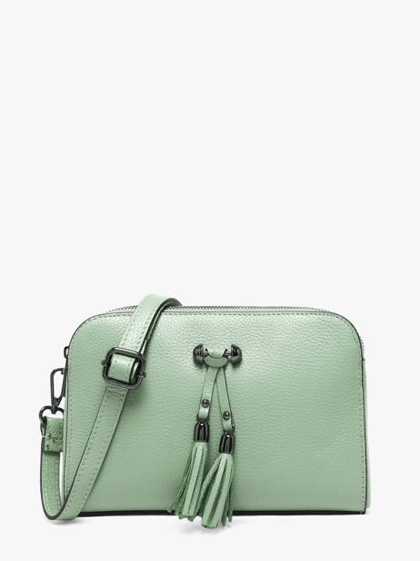 Leather Caviar Crossbody Bag Milano Green caviar CA21101 other view 1
