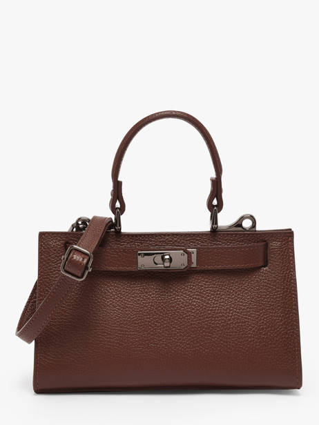 Sac Porté Main Caviar Leather Milano Brown caviar CA25114