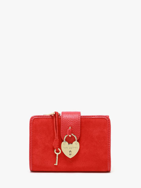 Leather Valentine Fusion Wallet Paul marius Red fusion VALENFUS