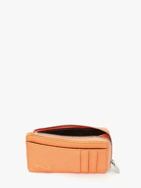 Leather Original N Coin Purse With Card Slots Nathan baume Orange original n 217N other view 1