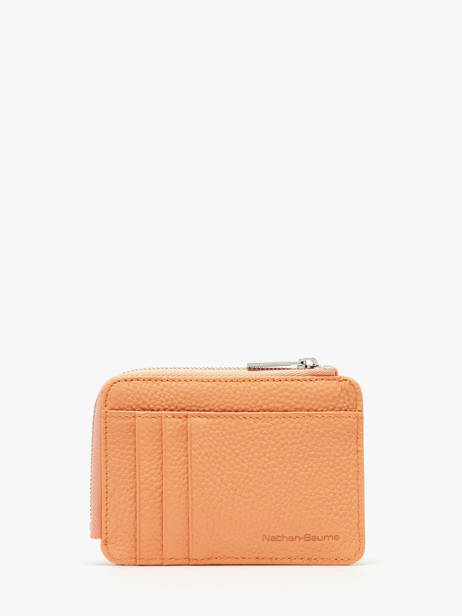 Leather Original N Coin Purse With Card Slots Nathan baume Orange original n 217N other view 2