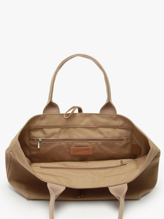 Longchamp Le roseau toile Handbag Beige