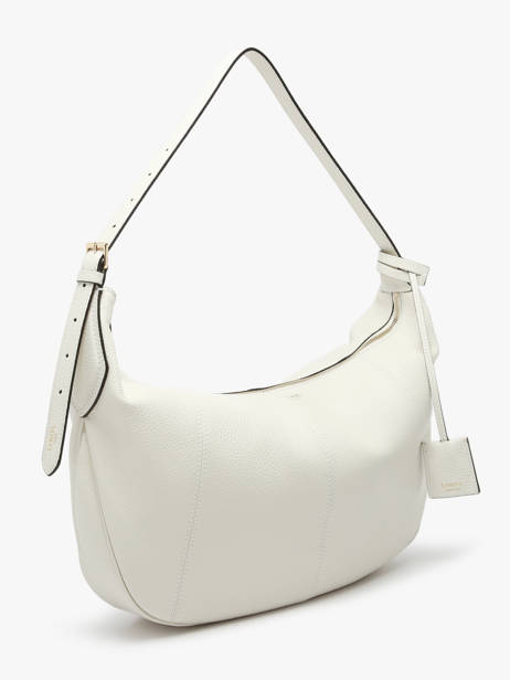 Large Leather Victoire Hobo Bag Lancel White victoire A13994 other view 2