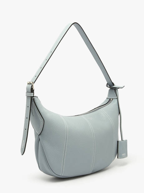 Medium Leather Victoire Hobo Bag Lancel Blue victoire A13993 other view 2