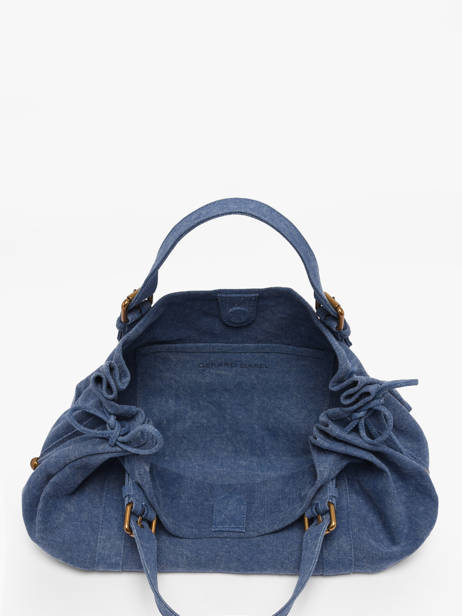 Shoulder Bag Canvas Cotton Gerard darel Blue canvas D489 other view 3