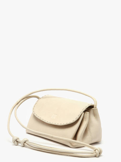 Shoulder Bag Leather Leather Biba Beige leather ISE1L other view 2