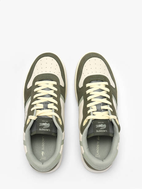 Sneakers In Leather Lacoste Green men 1SMA0100 other view 3