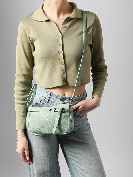 Shoulder Bag Caviar Leather Milano Green caviar G1421N other view 1
