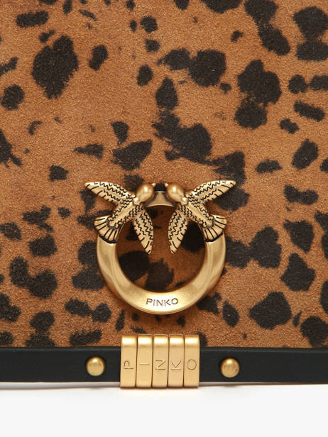 Shoulder Bag Love Bag Soft Pinko Brown love bag soft 6023A32A other view 2