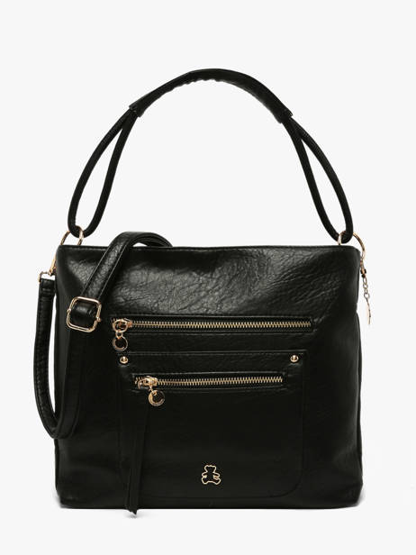 Sac Porté épaule Bride Lulu castagnette Noir bride ALEXI