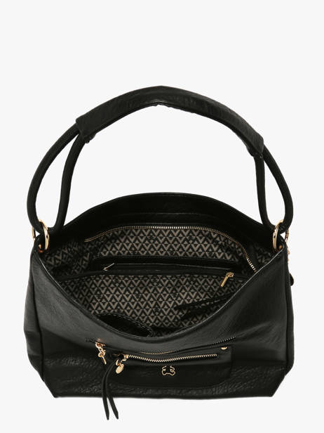 Sac Porté épaule Bride Lulu castagnette Noir bride ALEXI vue secondaire 3