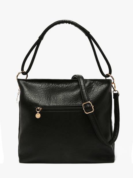 Sac Porté épaule Bride Lulu castagnette Noir bride ALEXI vue secondaire 4
