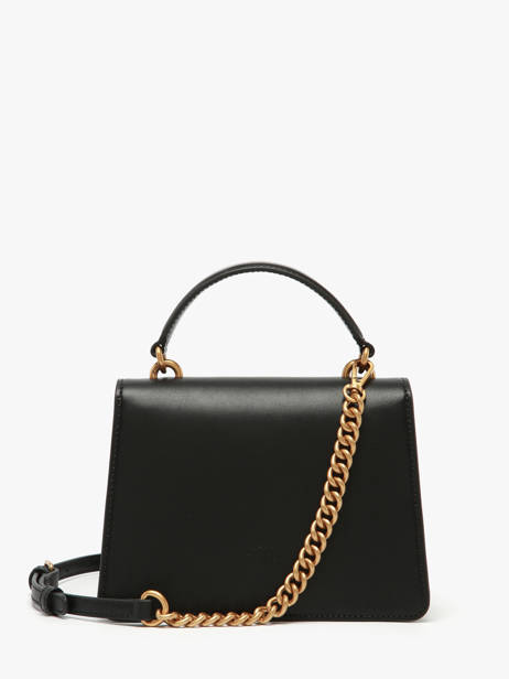 Satchel Love Bag Icon Leather Pinko Black love bag icon A0F1 other view 4