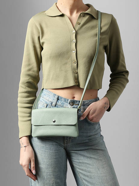 Shoulder Bag Caviar Leather Milano Green caviar CA23067 other view 1