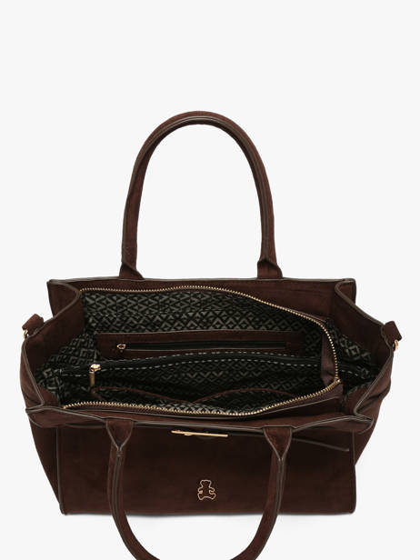 Satchel Buckle Lulu castagnette Brown buckle D other view 2