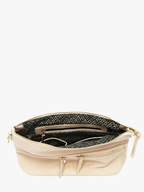 Shoulder Bag Zip Lulu castagnette Beige zip ALCIDE other view 2