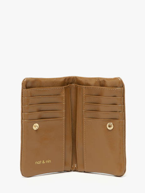 Leather Winnie Wallet Nat et nin Brown vintage WINNIE other view 1