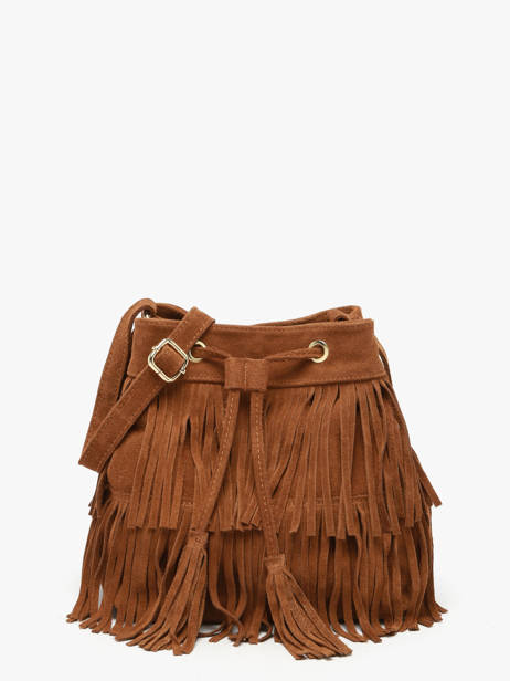 Crossbody Bag Velvet Milano Brown velvet VE24116O