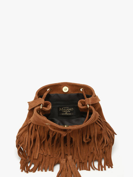 Crossbody Bag Velvet Milano Brown velvet VE24116O other view 2
