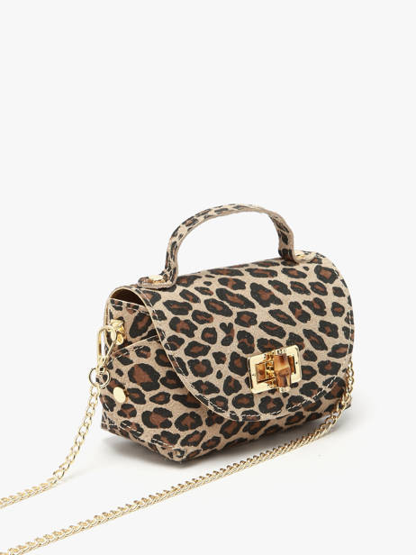 Crossbody Bag Velvet Leopardo Milano Beige velvet leopardo VL24117 other view 1
