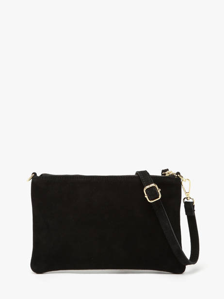 Shoulder Bag Velvet Milano Black velvet VE24111O other view 3