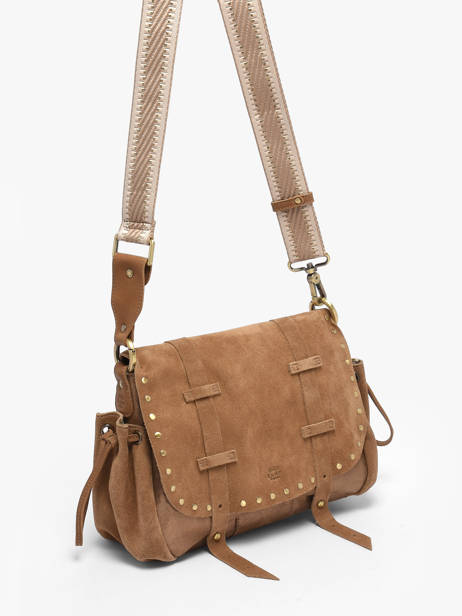 Shoulder Bag Vintage Leather Mila louise Brown vintage 3861XVC other view 1